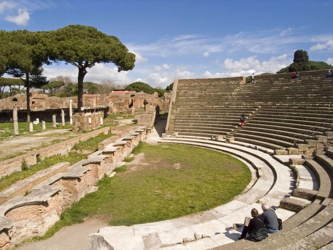 Römische Ruinen von Ostia Antica