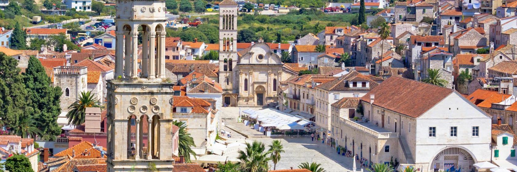 St. Stephen's Square in Hvar